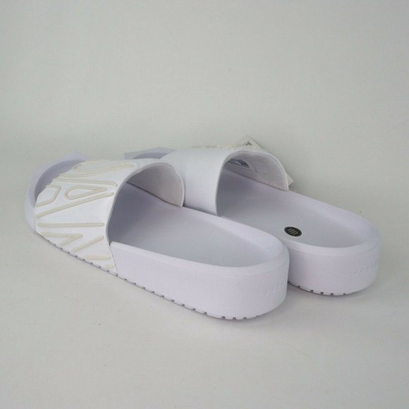 Women's Sandals Nike Jordan NOLA Slide Slippers Slides White - Picture 9 of 12